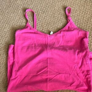 Buckle Pink Tank Top